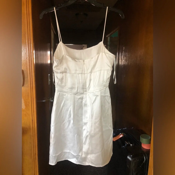 ZARA SATIN LINGERIE STYLE DRESS - Picture 13 of 15